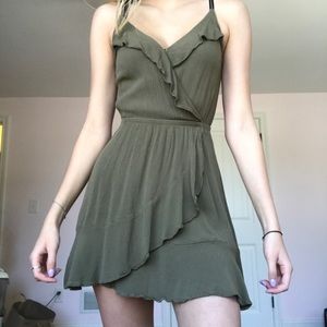 Olive Green Dress